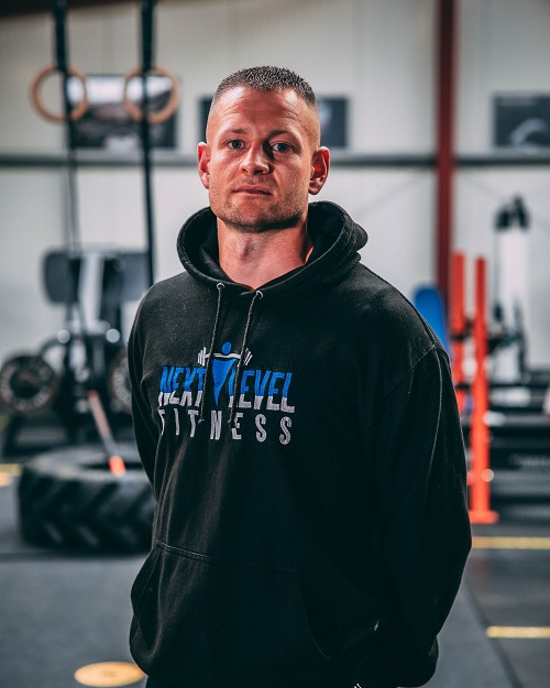 Next level fitness Dan Ball portrait